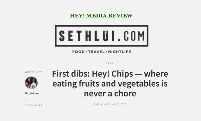 Seth Lui Hey Chips review