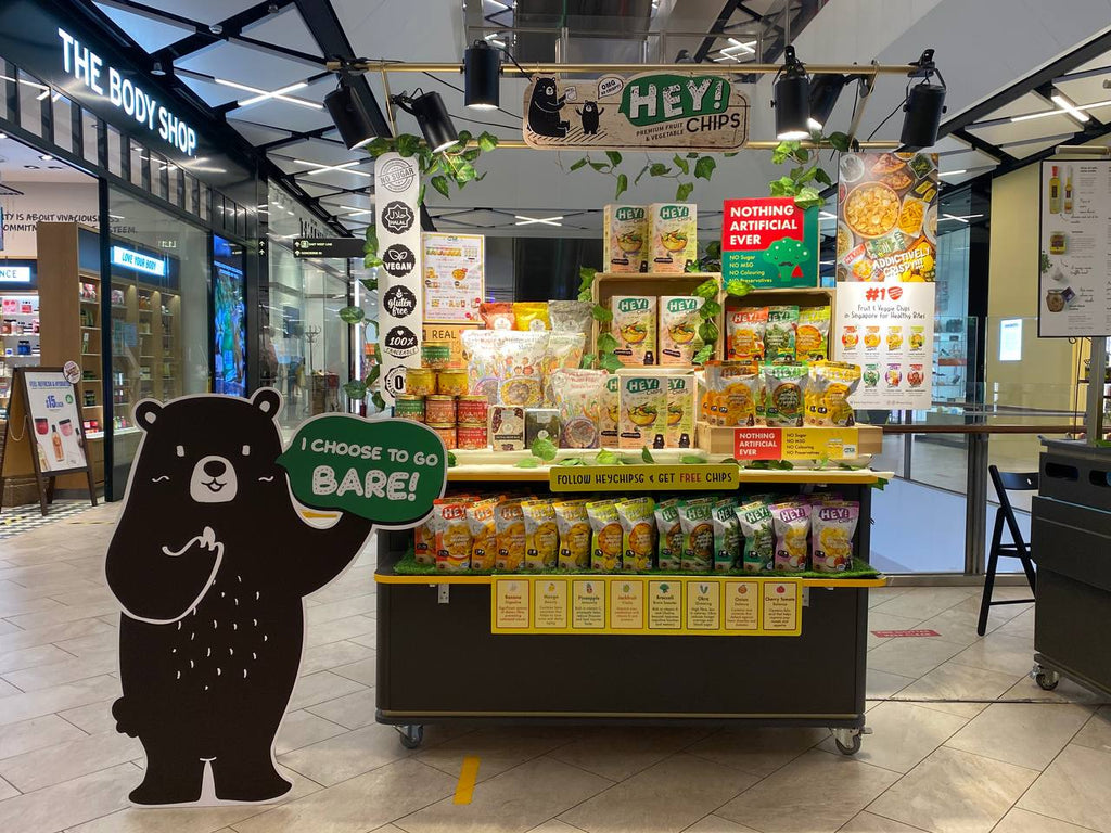 School holiday event at Paya Lebar Quarter for Nut Trail Mix with Fruit Chip snacks, ideal for care packages