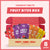 Fruit Bites Box of 8 Crunchy Melts with real fruits