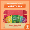 100% Natural Hey! Chips which is Gluten-Free, Halal-Certified, Vegetarian, Vegan, Dairy-free