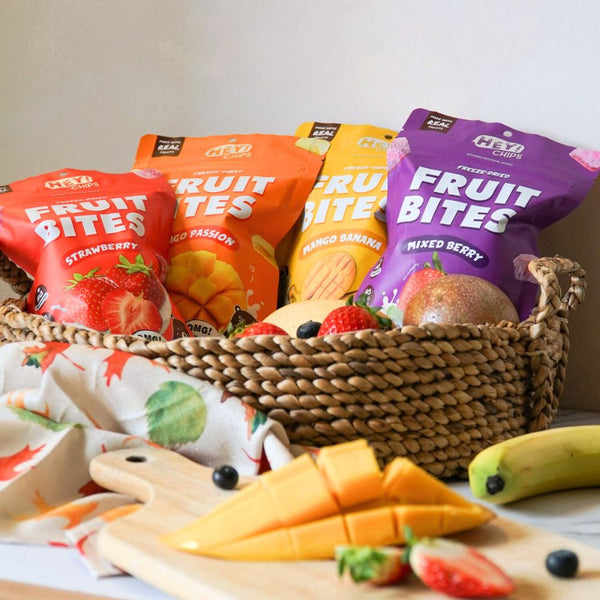 Hey Chips Fruit Bites Freeze-dried New Zealand Whole Milk Real Fruits Rich in Probiotics