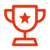 Trophy icon symbolizing that Hey! Chips is award-winning with 9 international culinary awards, judged by acclaimed food critics around the world.