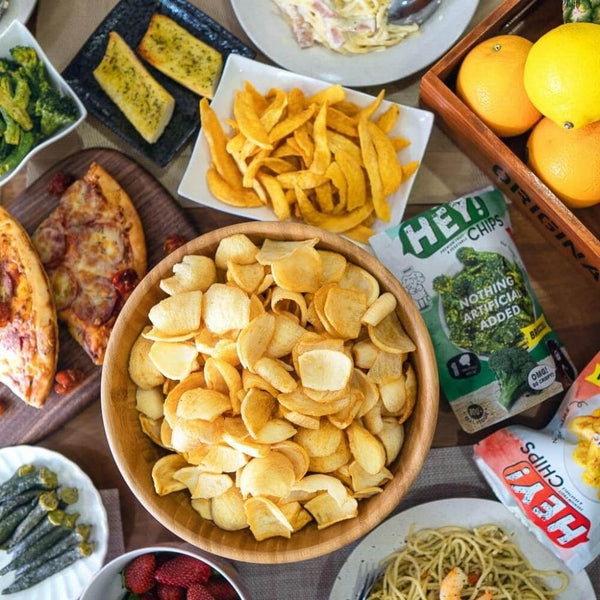 Hey! Chips snacks at a party