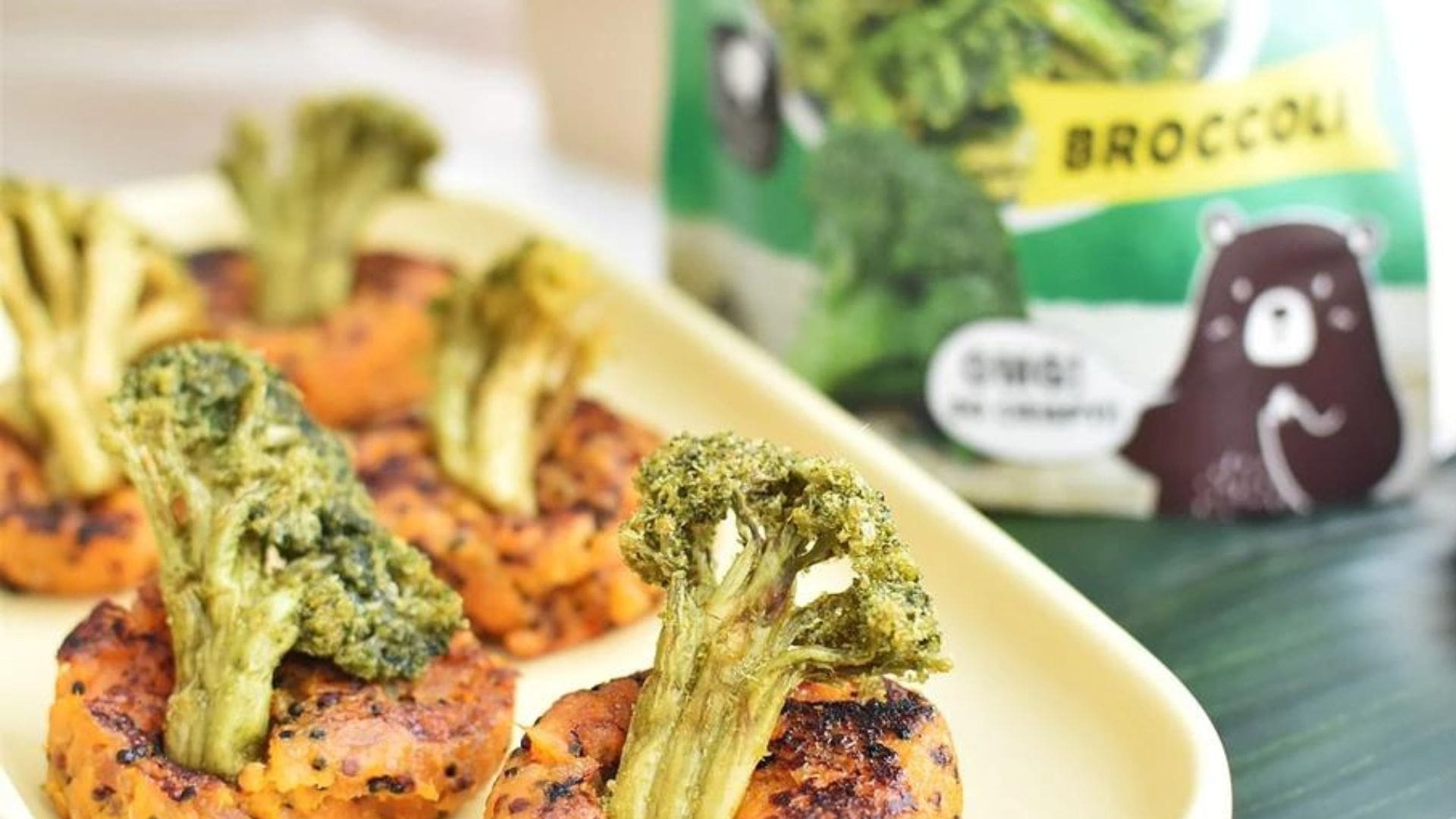 The ULTIMATE Mashed Sweet Potato with Broccoli Chips Recipe