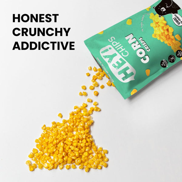 Hey Chips Corn Crisps Mini Gluten Free Halal No Sugar Added