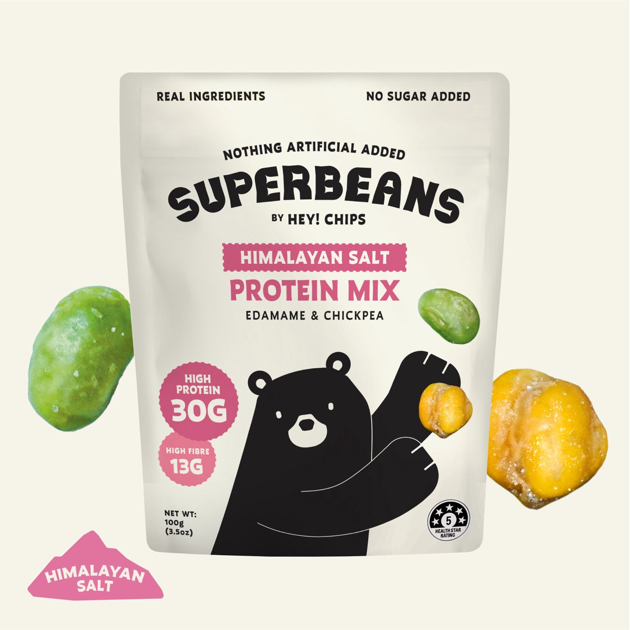 Protein Mix Himalayan Salt (100g) | Real Ingredients High Protein, High ...