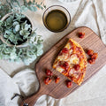 Pizza with Hey! Cherry Tomato Chips